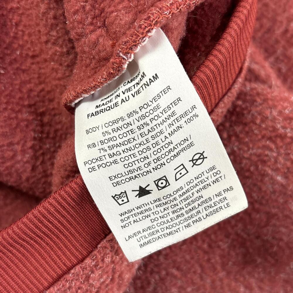 Nike Women's Sportswear Pullover Therma Fleece Long Neck Comfy Hoodie Size M - Picture 4 of 6